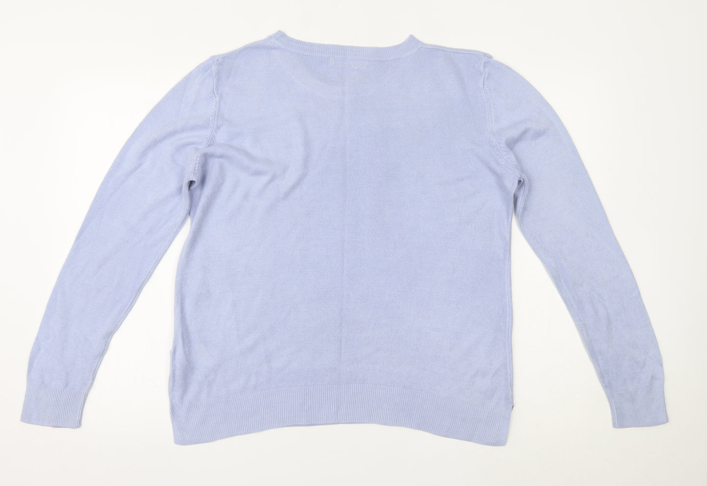 Marks and Spencer Womens Blue   Pullover Jumper Size 16