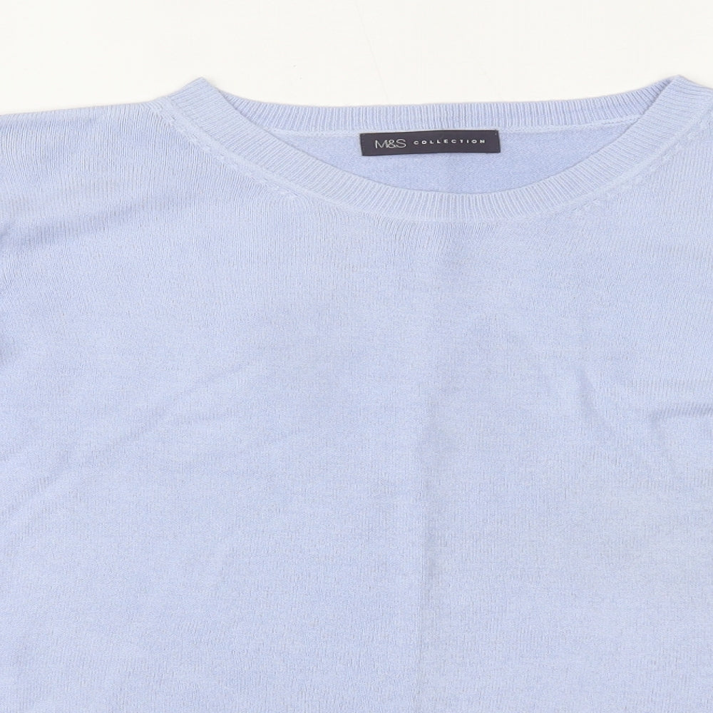Marks and Spencer Womens Blue   Pullover Jumper Size 16