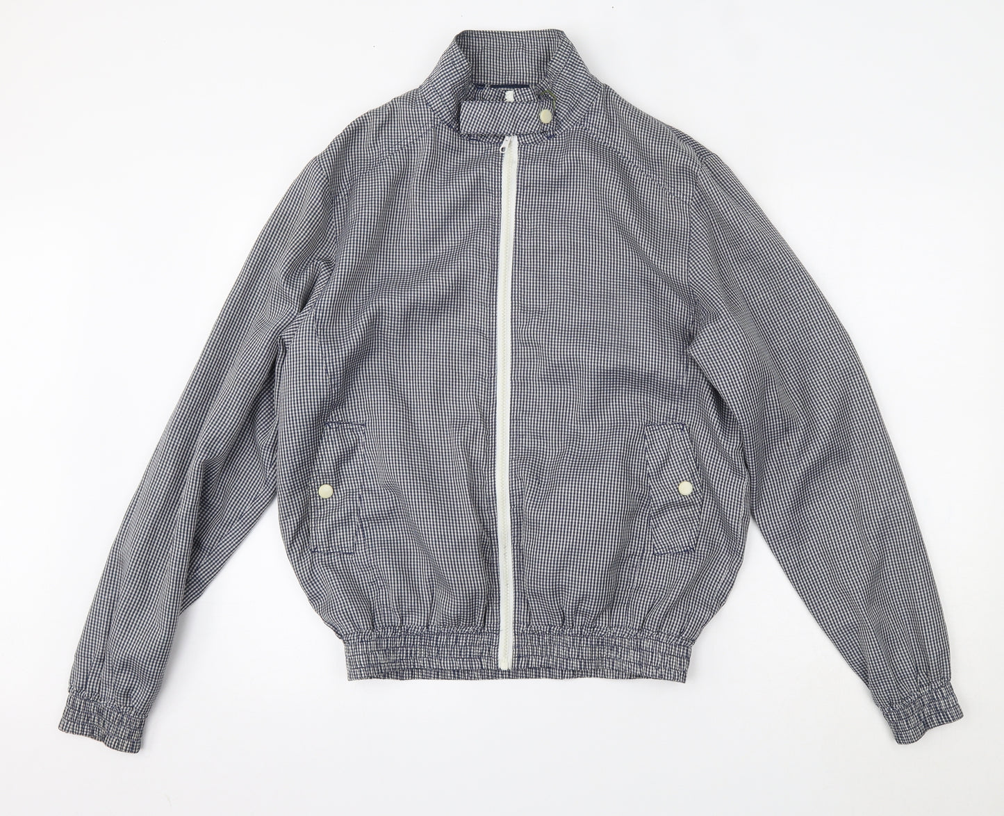 Primark Mens Beige Check  Bomber Jacket Jacket Size M