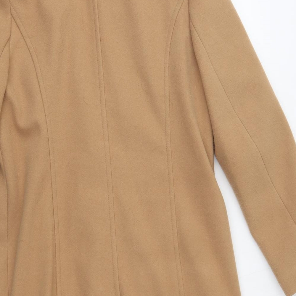 George Womens Beige   Trench Coat Coat Size 12
