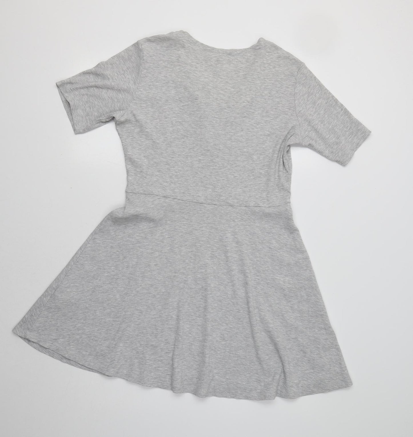 H&M Womens Grey   Fit & Flare  Size 16