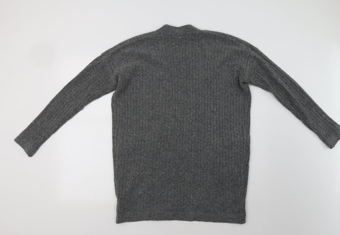H&M< Womens Grey   Cardigan Jumper Size XS