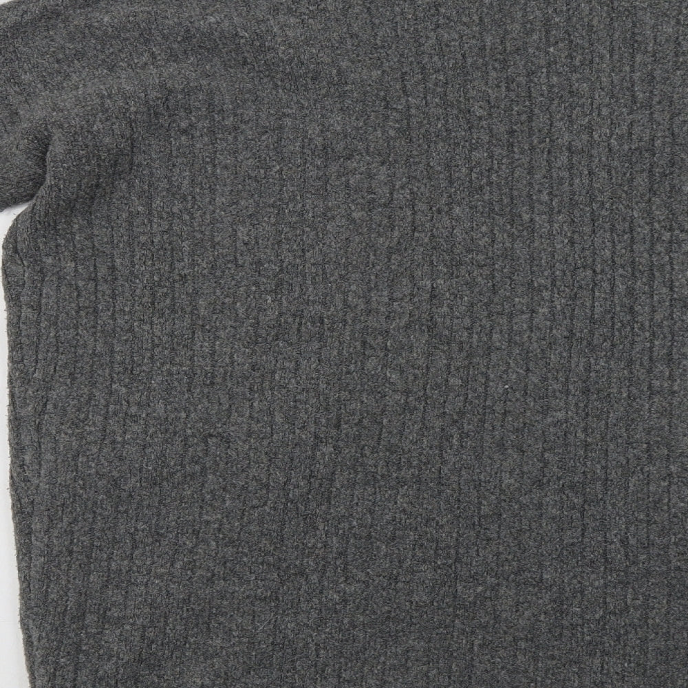 H&M< Womens Grey   Cardigan Jumper Size XS