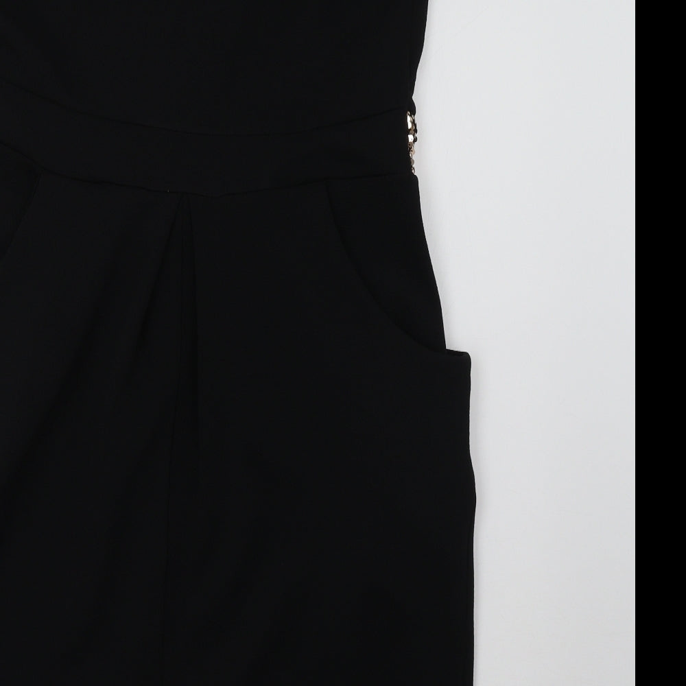 Fever Fish Womens Black   Pencil Dress  Size 16