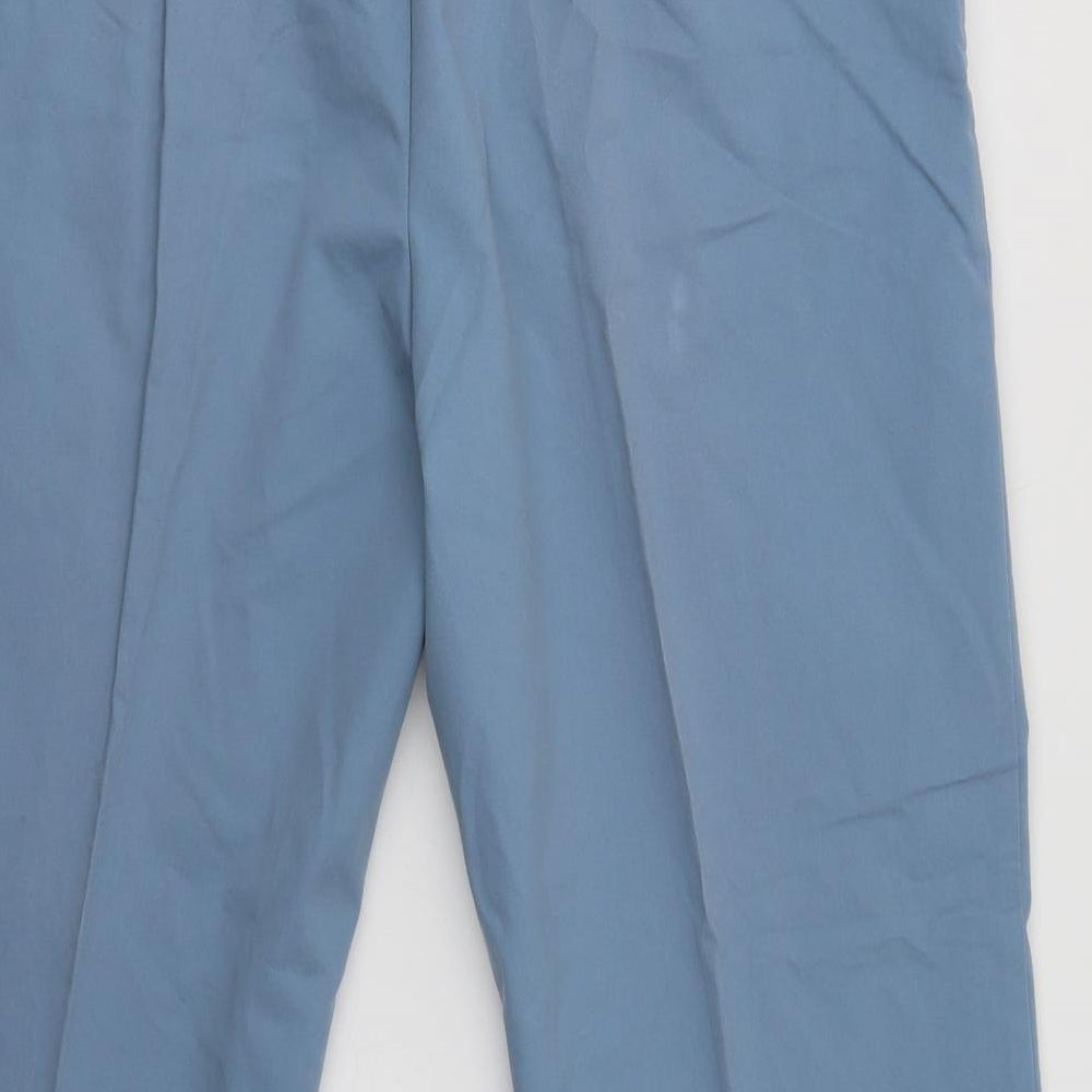 M&S Mens Blue   Chino Trousers Size 38 L29 in