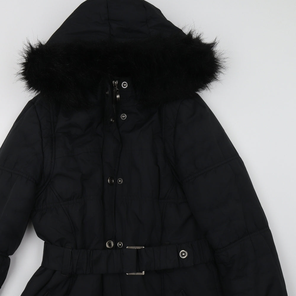 Tammy Girls Black   Puffer Jacket Jacket Size 16 Years