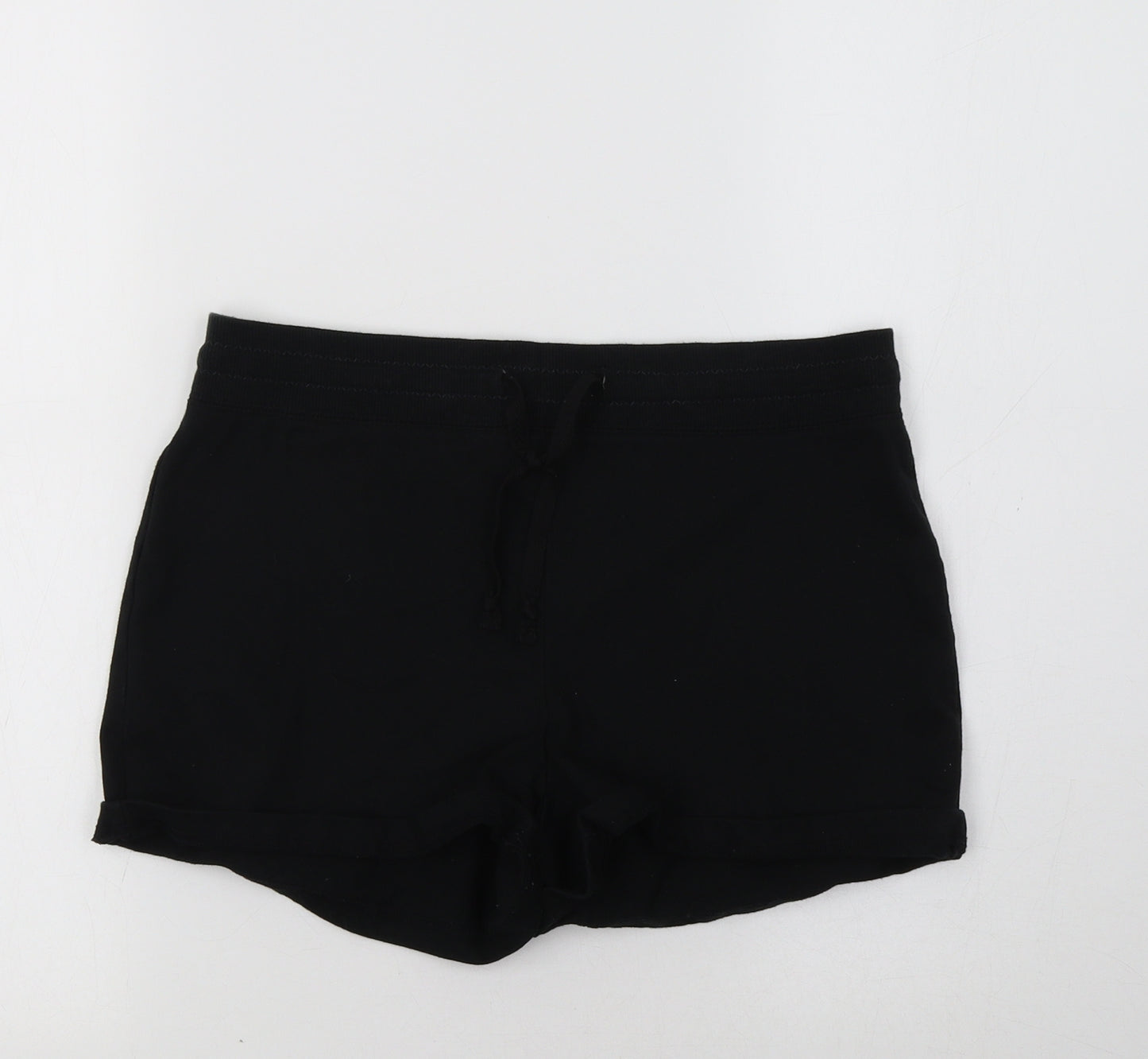 Papaya Womens Black   Sweat Shorts Size 10