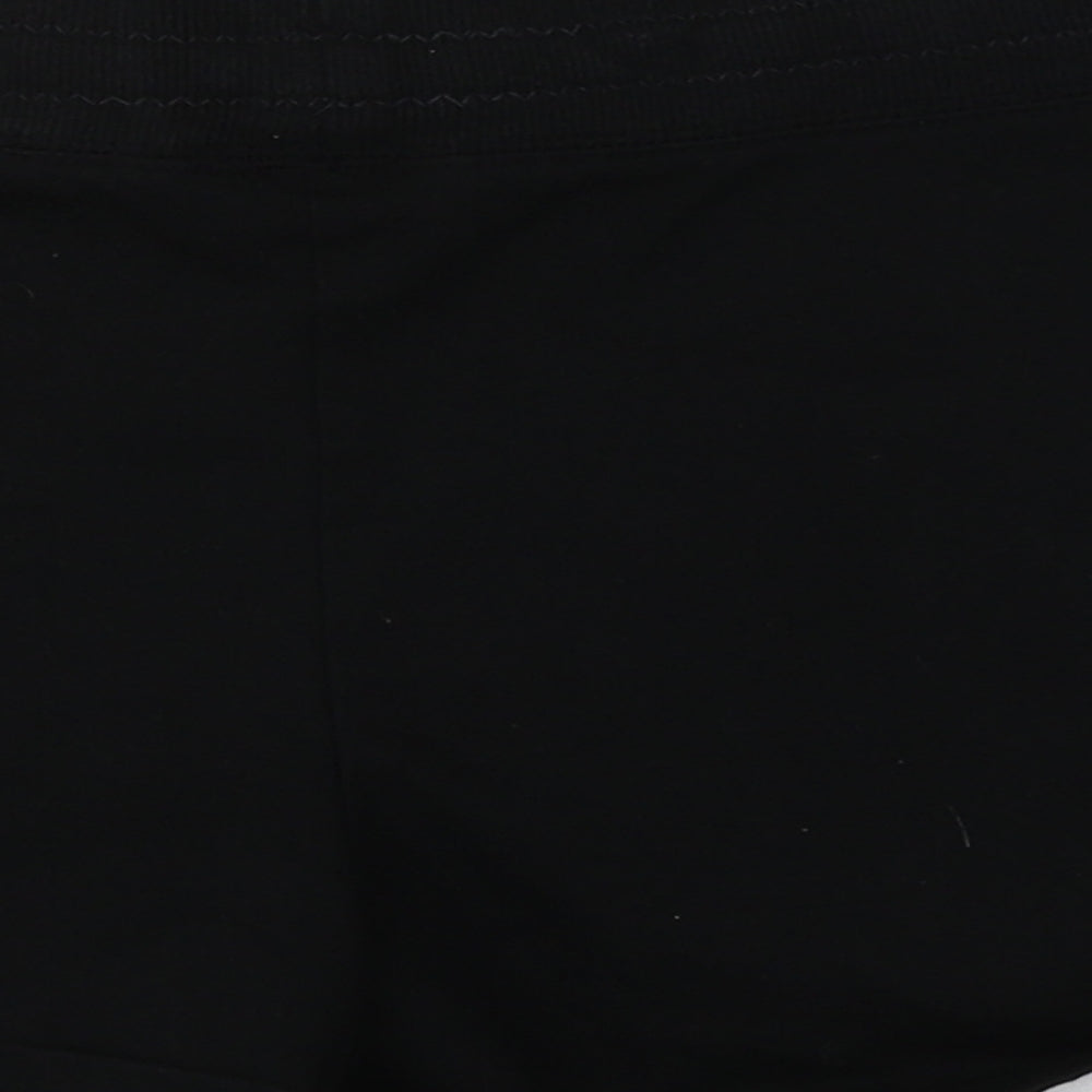 Papaya Womens Black   Sweat Shorts Size 10