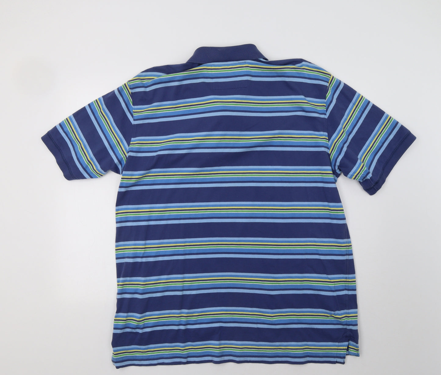 Boden Mens Blue Striped   Polo Size XL