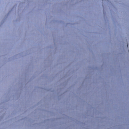 Debenhams Mens Blue Check   Dress Shirt Size 17.5