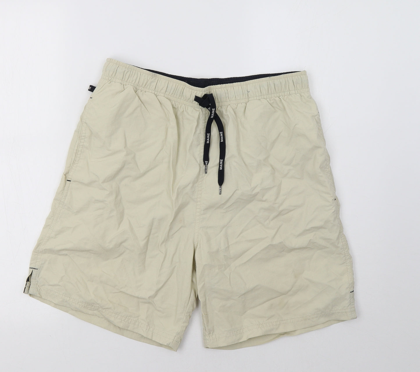 Maine New England Mens Beige   Bermuda Shorts Size S