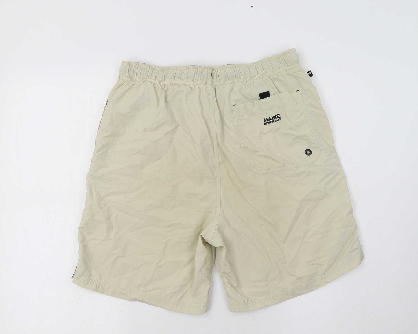 Maine New England Mens Beige   Bermuda Shorts Size S