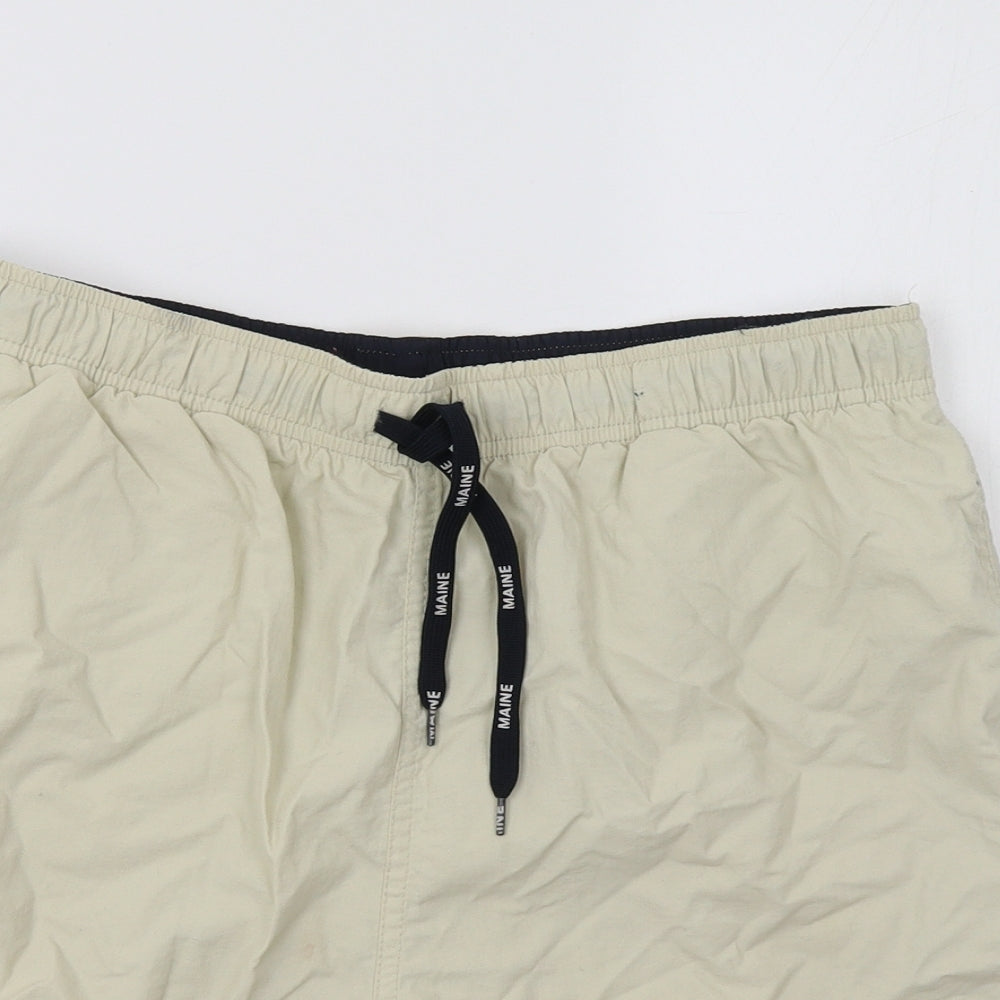Maine New England Mens Beige   Bermuda Shorts Size S
