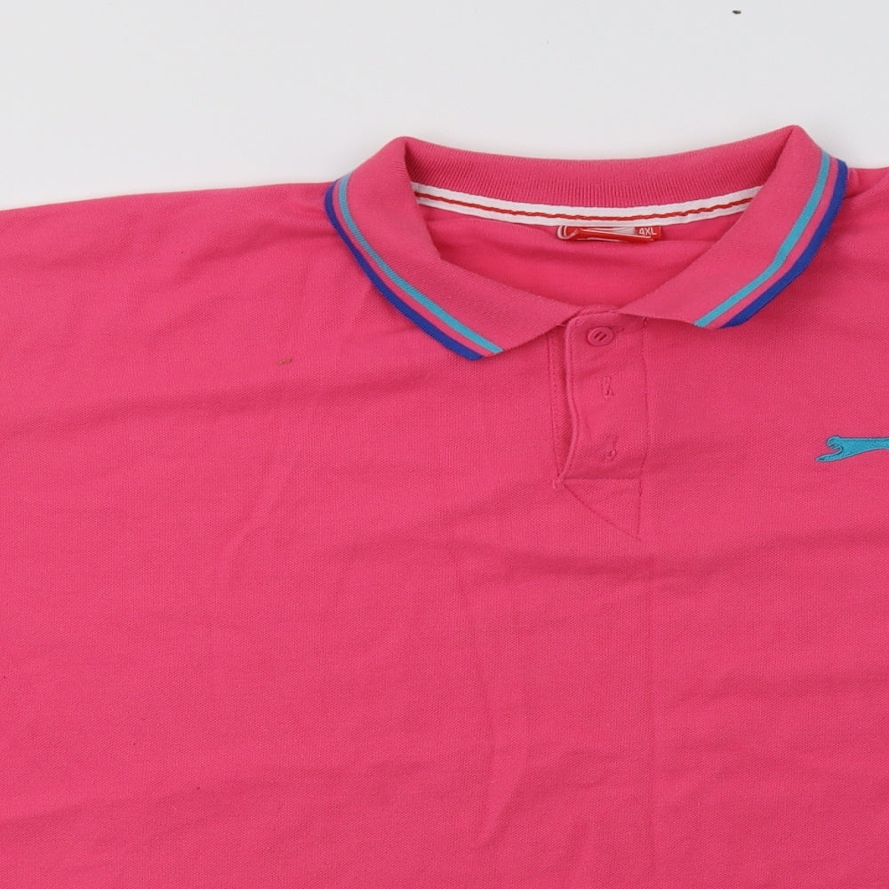 Slazenger Mens Pink    Polo Size 4XL