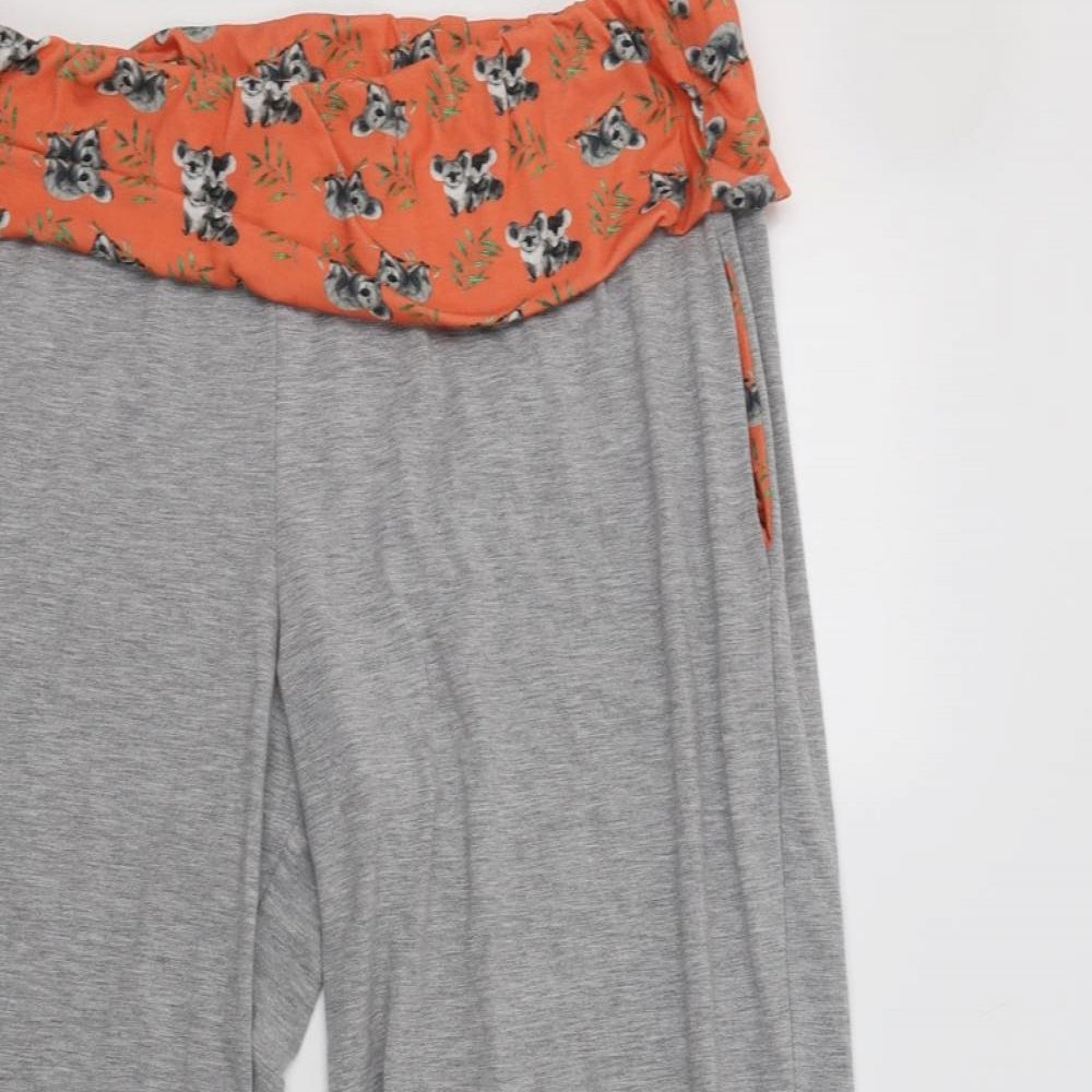 Popsy Womens Grey    Pyjama Pants Size L  - Koala