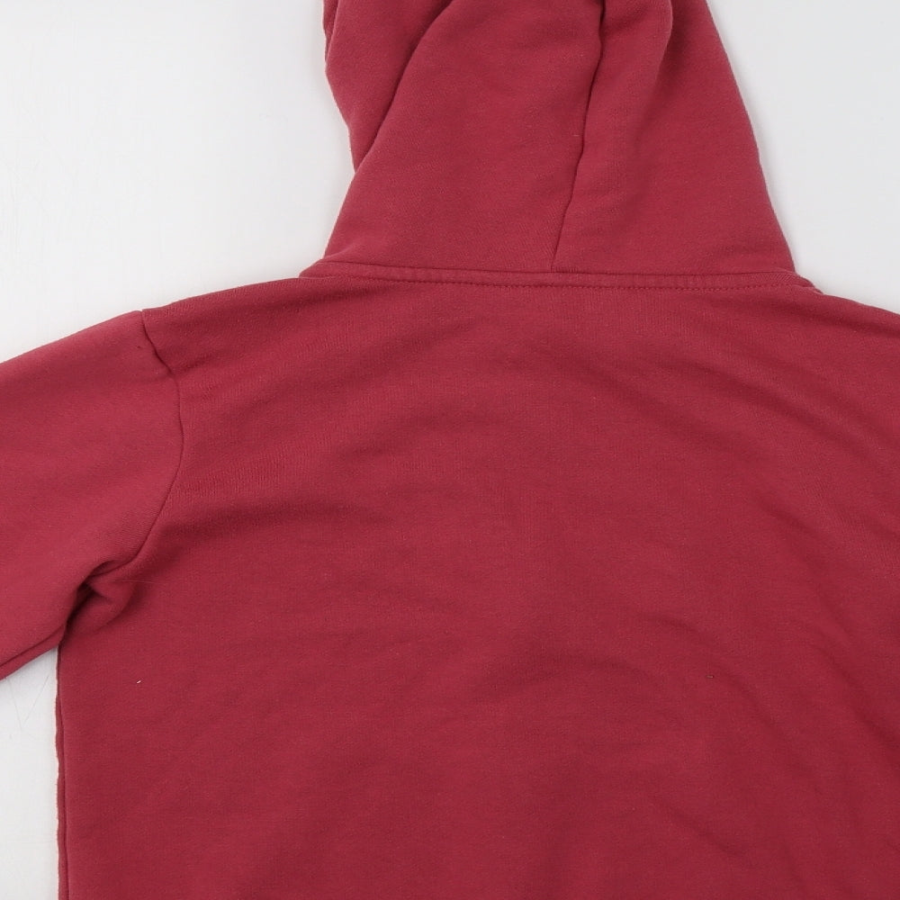Fluid Girls Pink   Full Zip Hoodie Size 13 Years