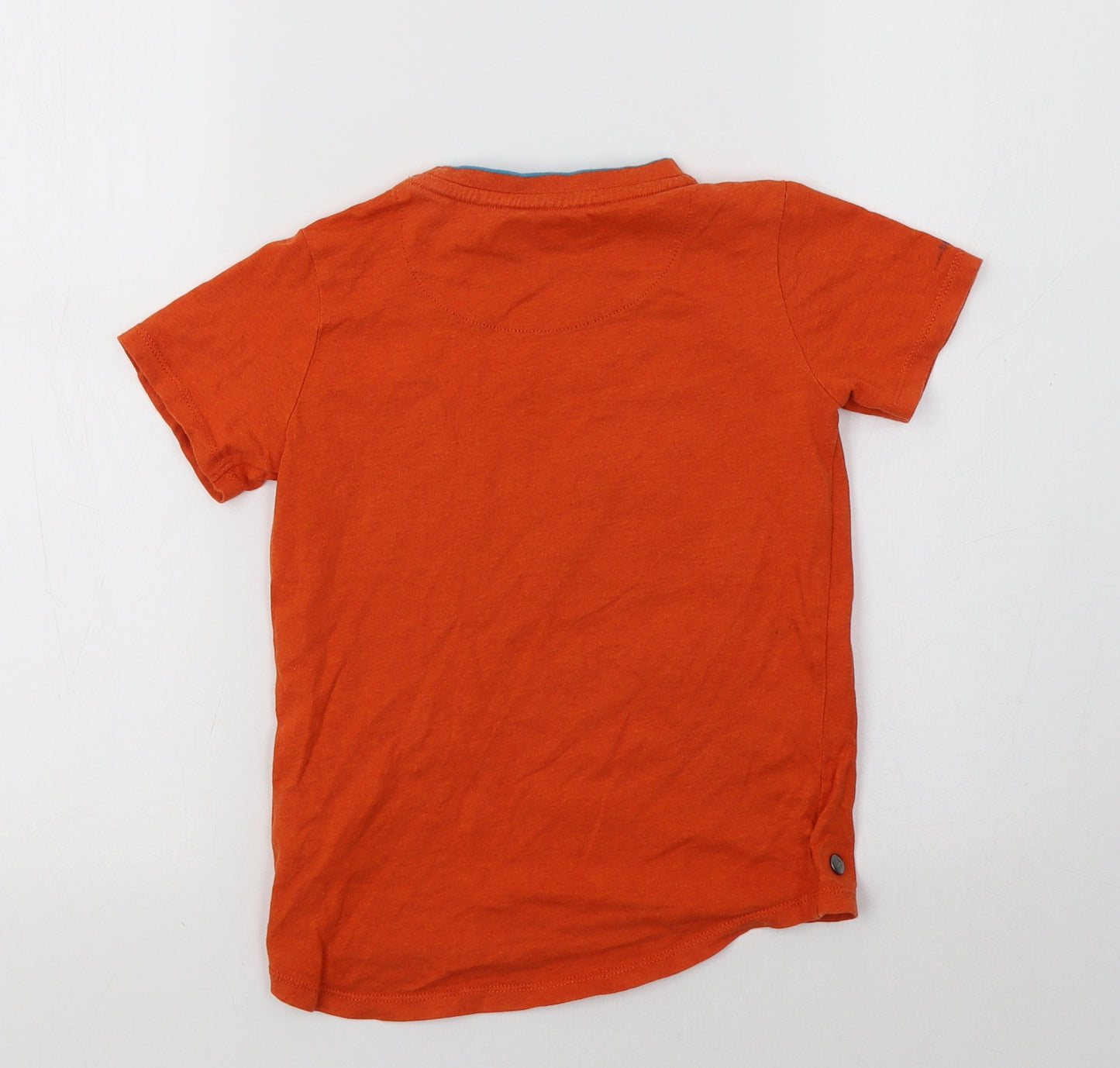 Ted Baker Girls Orange   Basic T-Shirt Size 5-6 Years  - Elephant