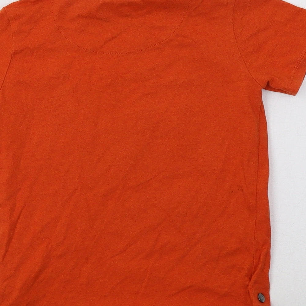 Ted Baker Girls Orange   Basic T-Shirt Size 5-6 Years  - Elephant