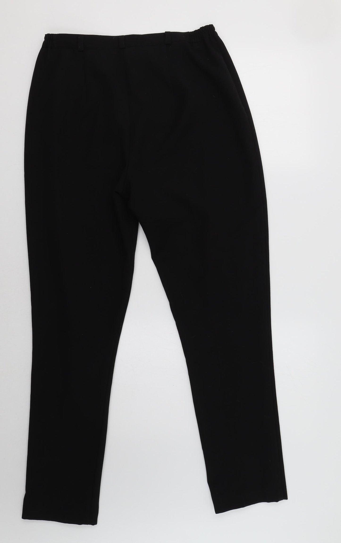 VINCI Womens Black   Dress Pants Trousers Size 12 L30 in