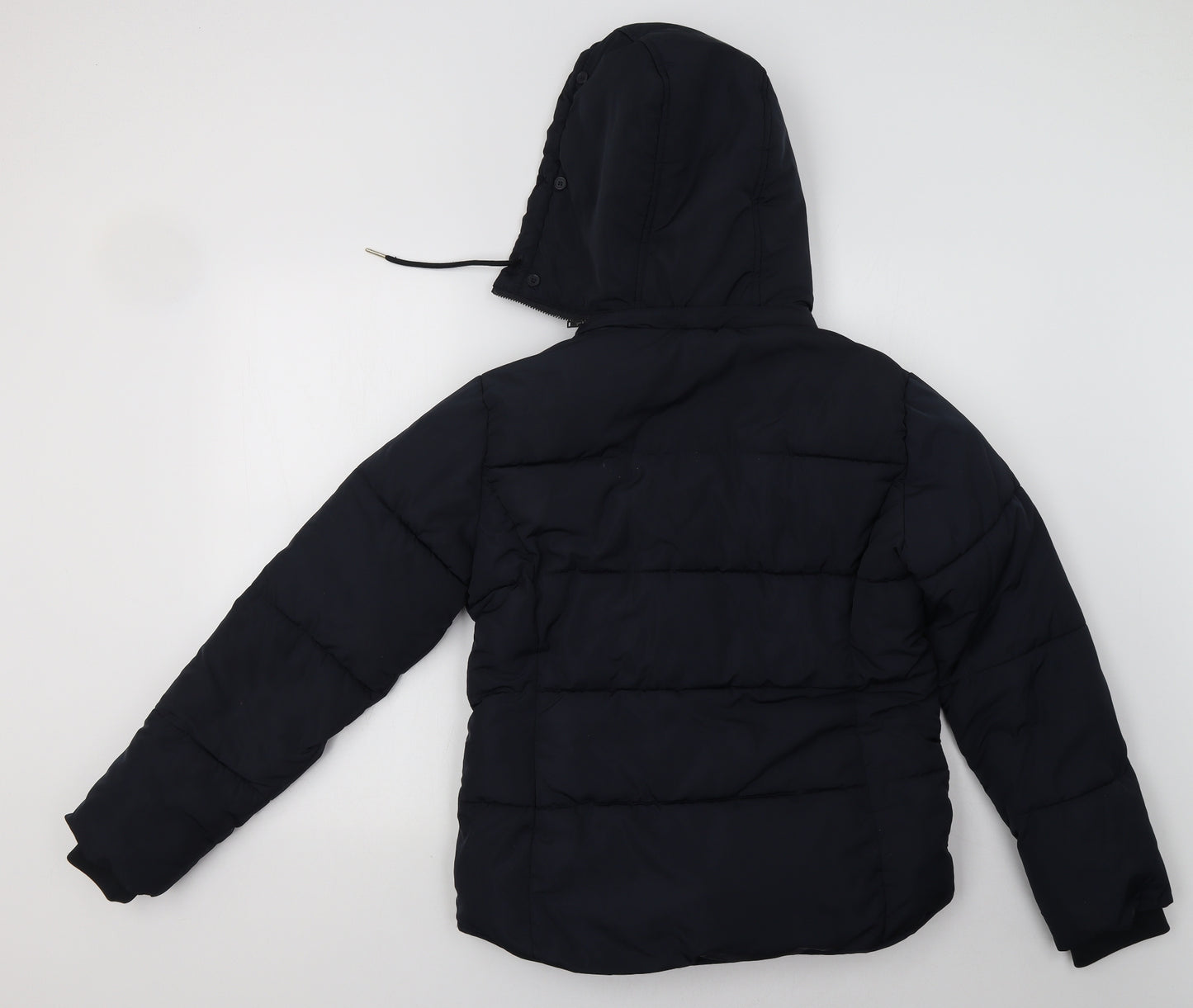 Topshop Womens Blue   Puffer Jacket Coatigan Size 8