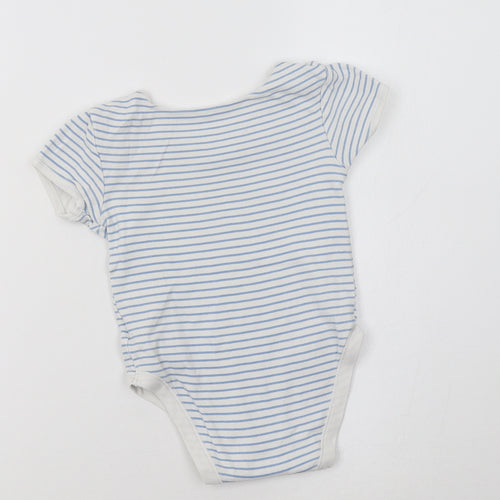 Primark Baby Blue Striped  Romper One-Piece Size 18-24 Months