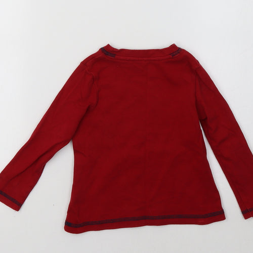 George Boys Red    Pyjama Top Size 2-3 Years