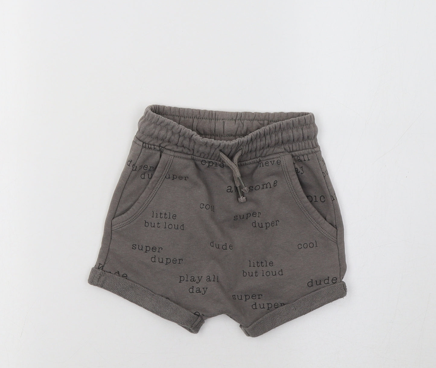 George Baby Grey   Jogger Trousers Size 12-18 Months