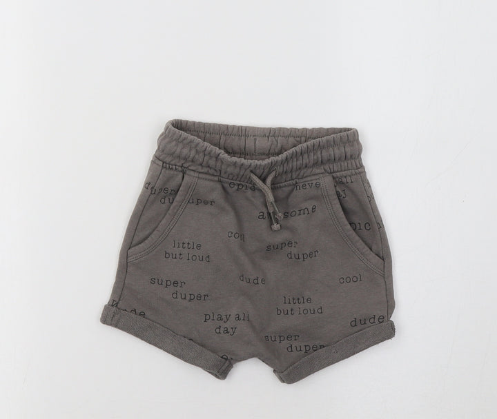 George Baby Grey Jogger Trousers Size 12-18 Months