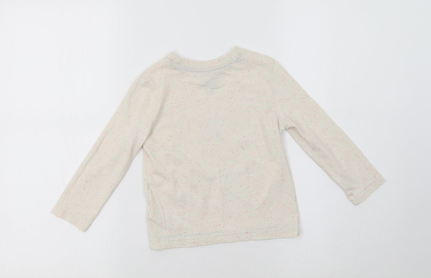 F&F Baby Beige   Basic T-Shirt Size 18-24 Months  - Monster