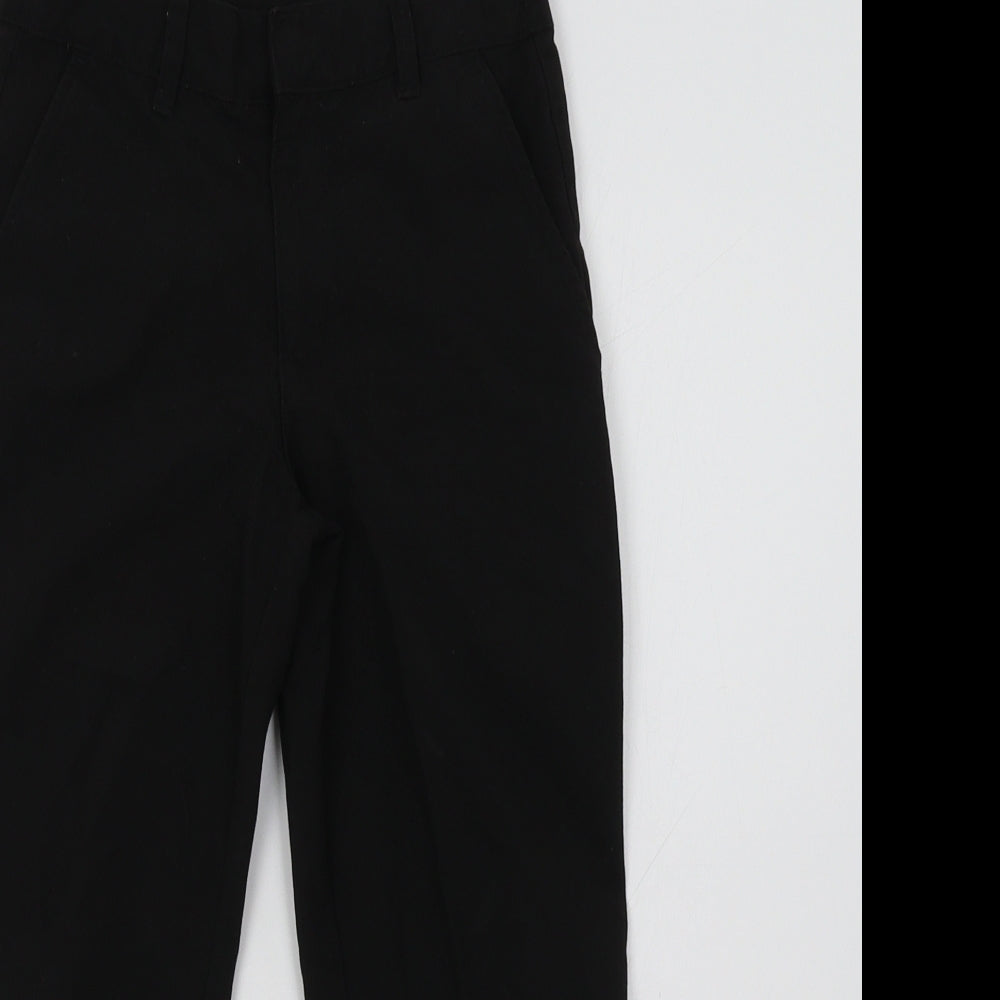 M&S Boys Black   Dress Pants Trousers Size 6-7 Years