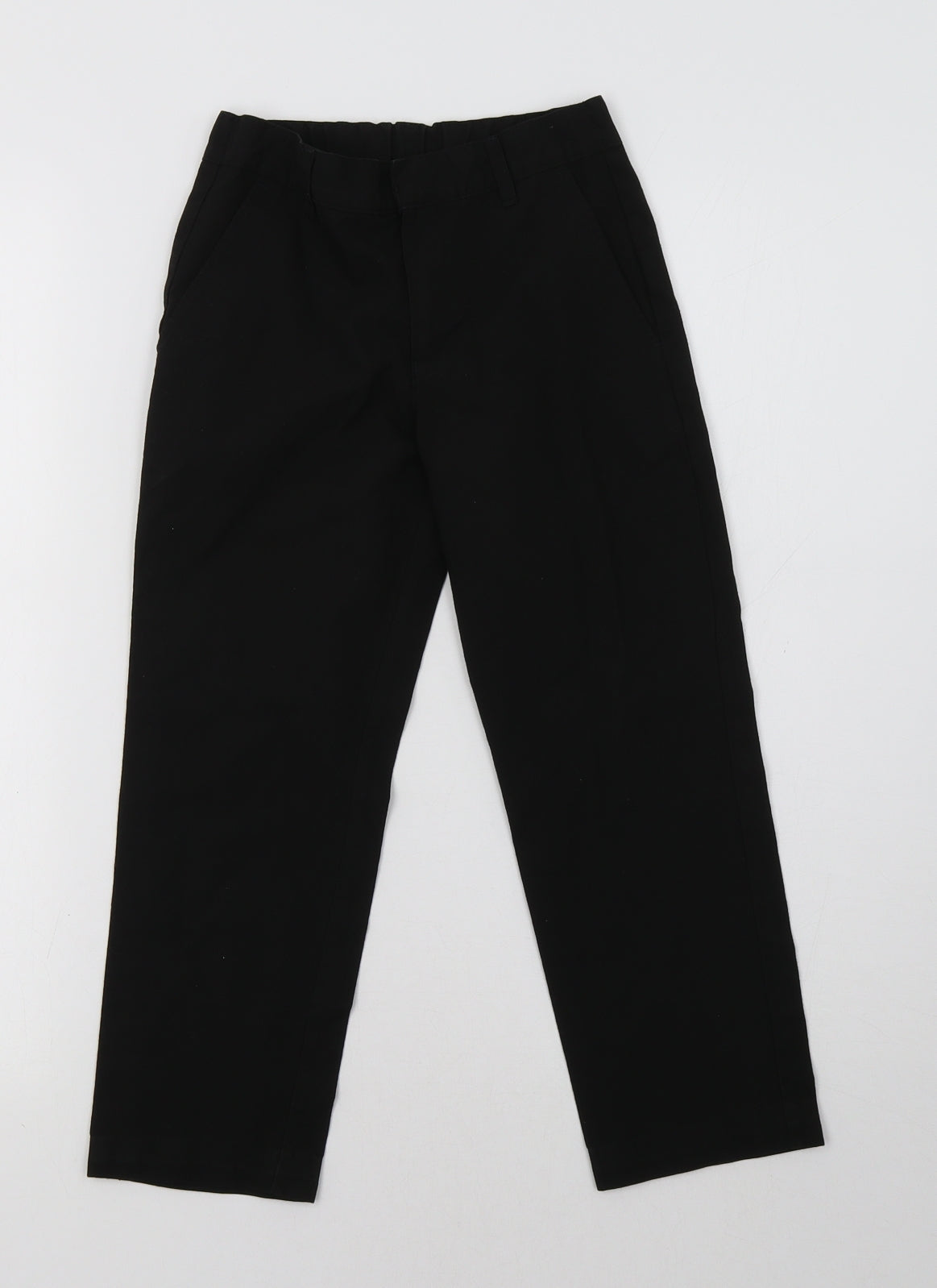 M&S Boys Black   Dress Pants Trousers Size 6-7 Years