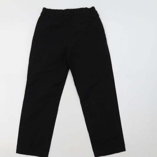 M&S Boys Black   Dress Pants Trousers Size 6-7 Years