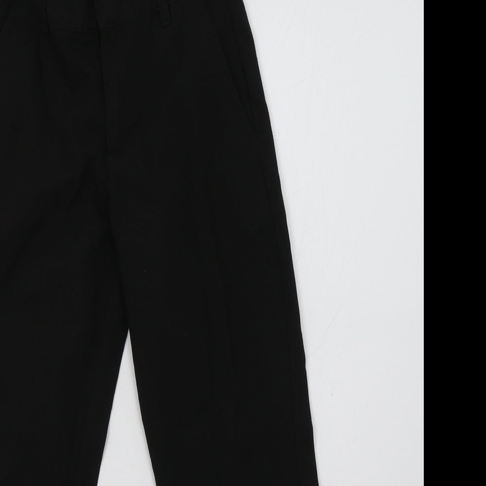 M&S Boys Black   Dress Pants Trousers Size 6-7 Years