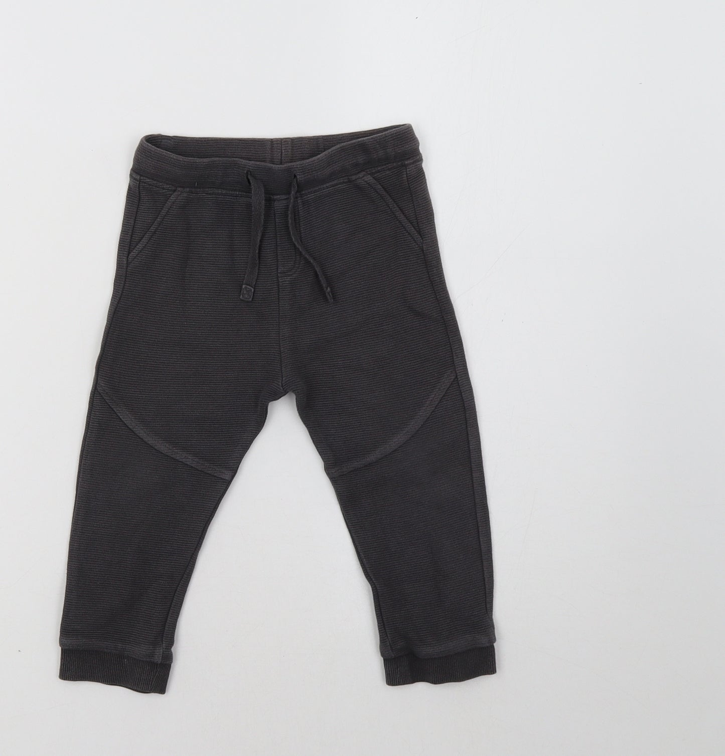 M&S Baby Grey   Jogger Trousers Size 18-24 Months