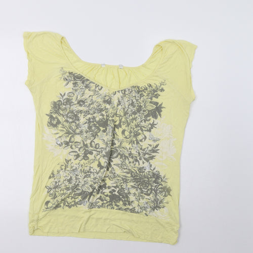New Look Womens Yellow   Basic Blouse Size 12