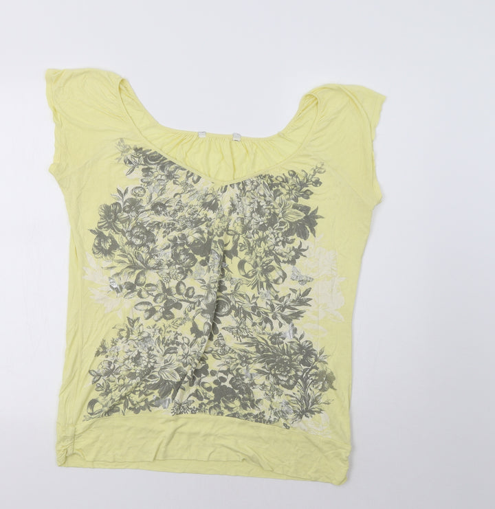 New Look Womens Yellow   Basic Blouse Size 12