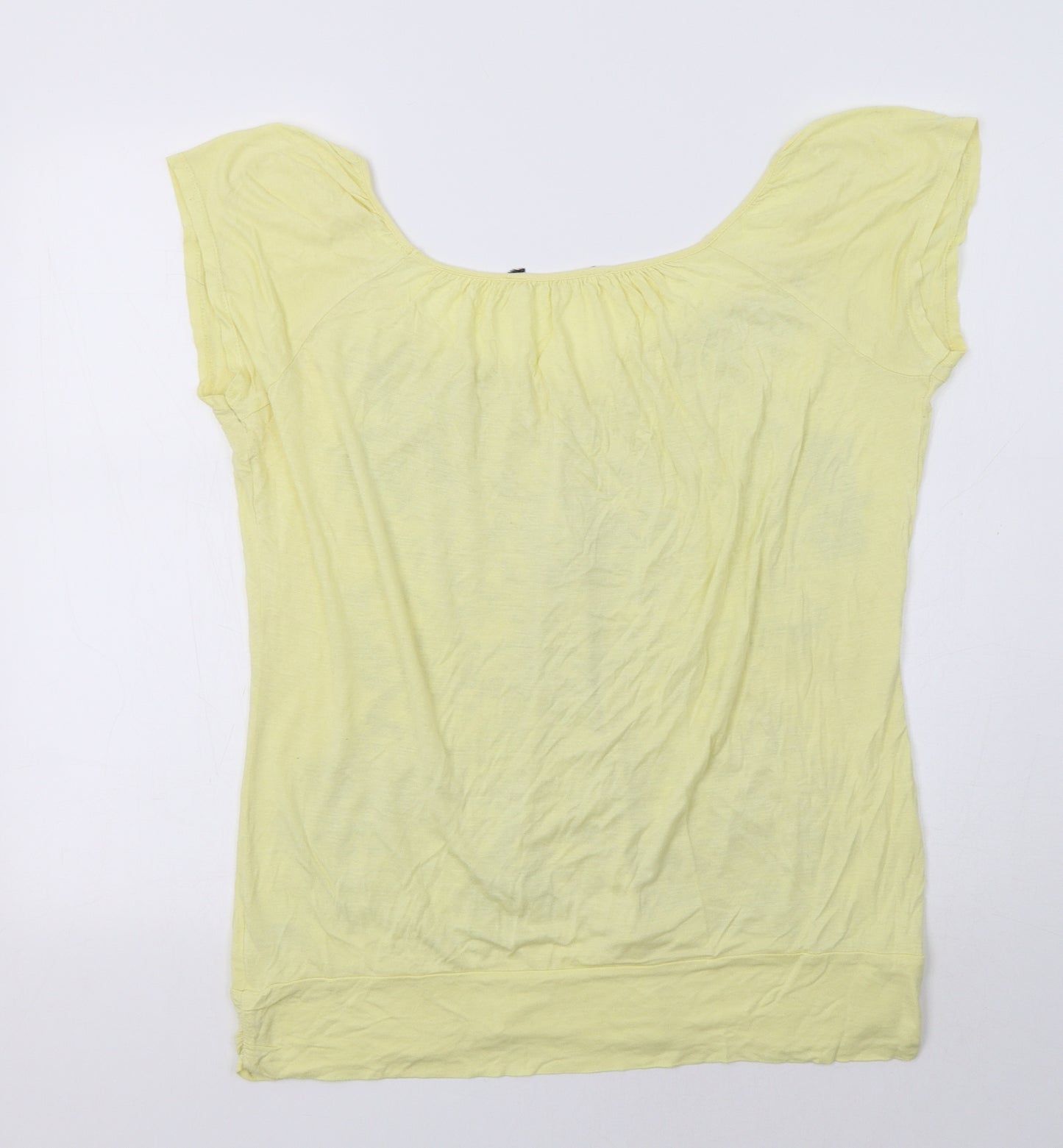New Look Womens Yellow   Basic Blouse Size 12