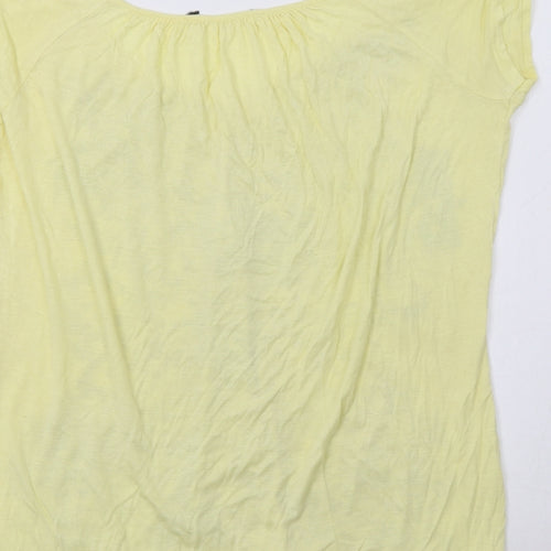New Look Womens Yellow   Basic Blouse Size 12