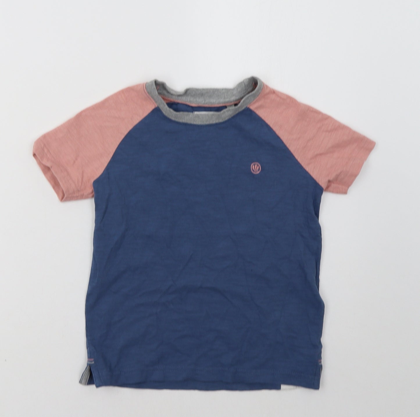 Fat Face Boys Blue   Basic T-Shirt Size 4-5 Years