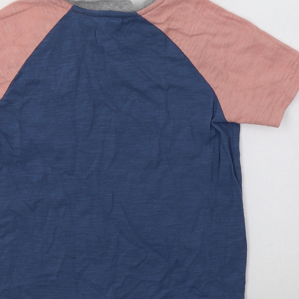 Fat Face Boys Blue   Basic T-Shirt Size 4-5 Years