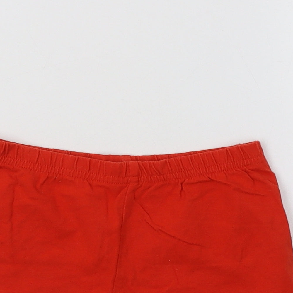 Nutmeg Girls Red   Utility Shorts Size 3-4 Years
