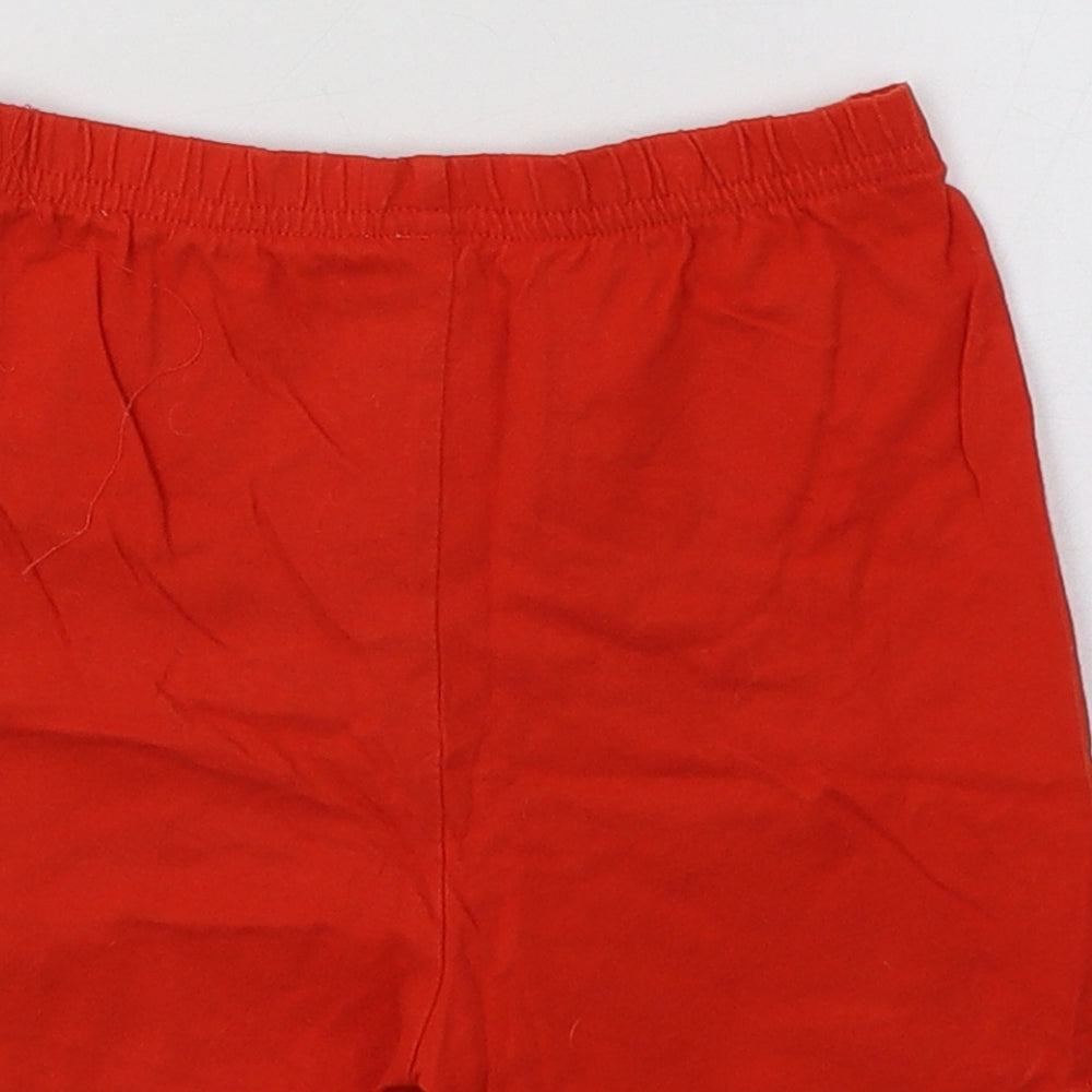 Nutmeg Girls Red   Utility Shorts Size 3-4 Years