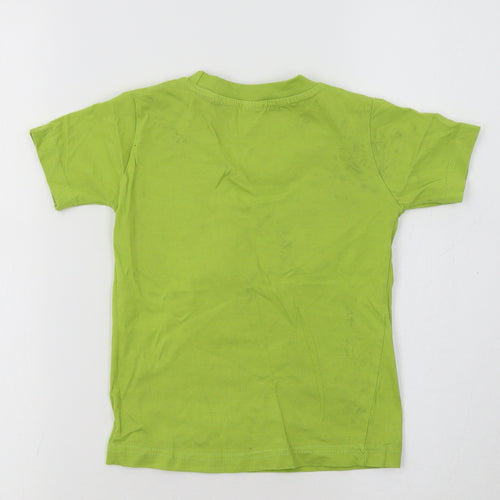 Preworn Girls Green   Basic T-Shirt Size 4 Years  - Mauritius