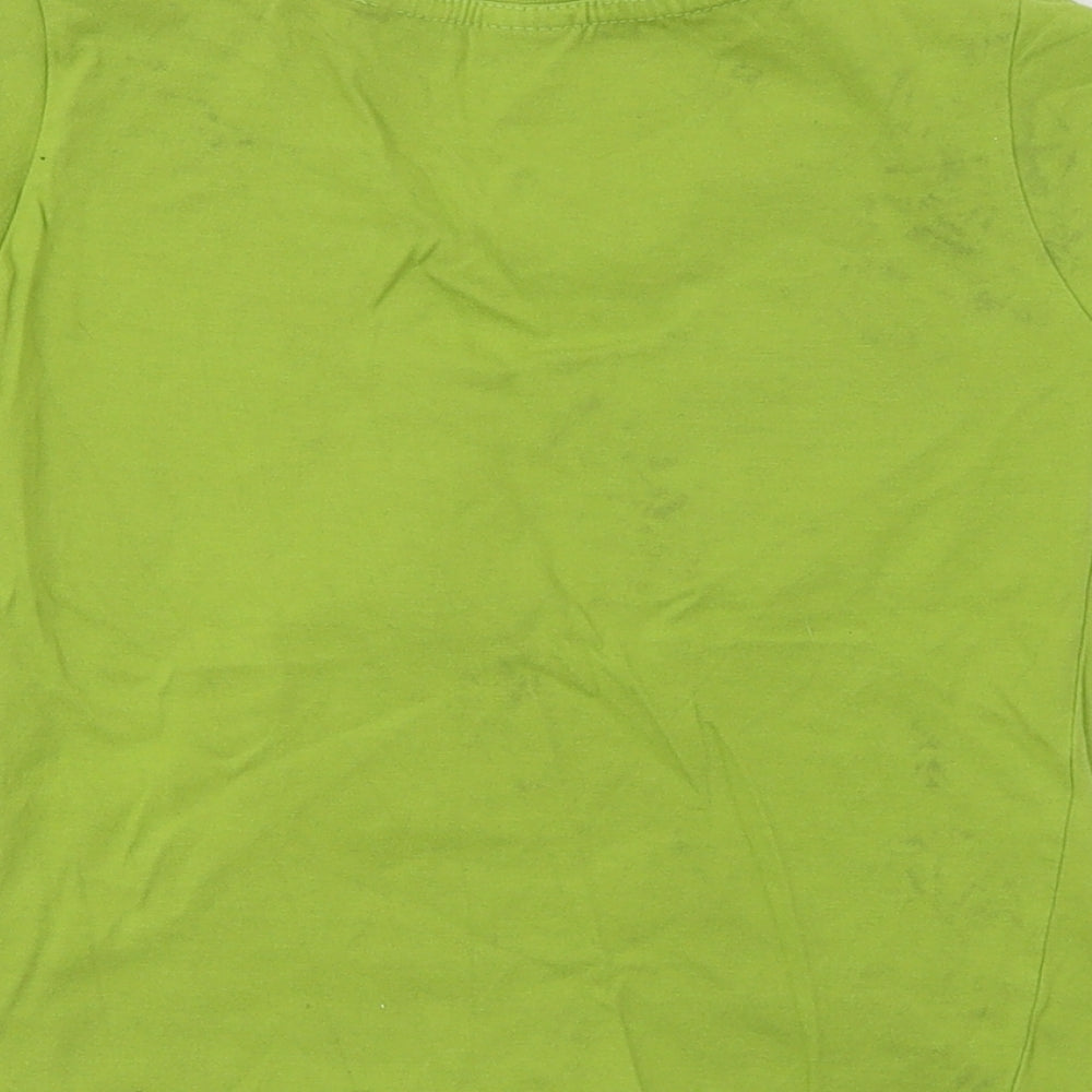 Preworn Girls Green   Basic T-Shirt Size 4 Years  - Mauritius