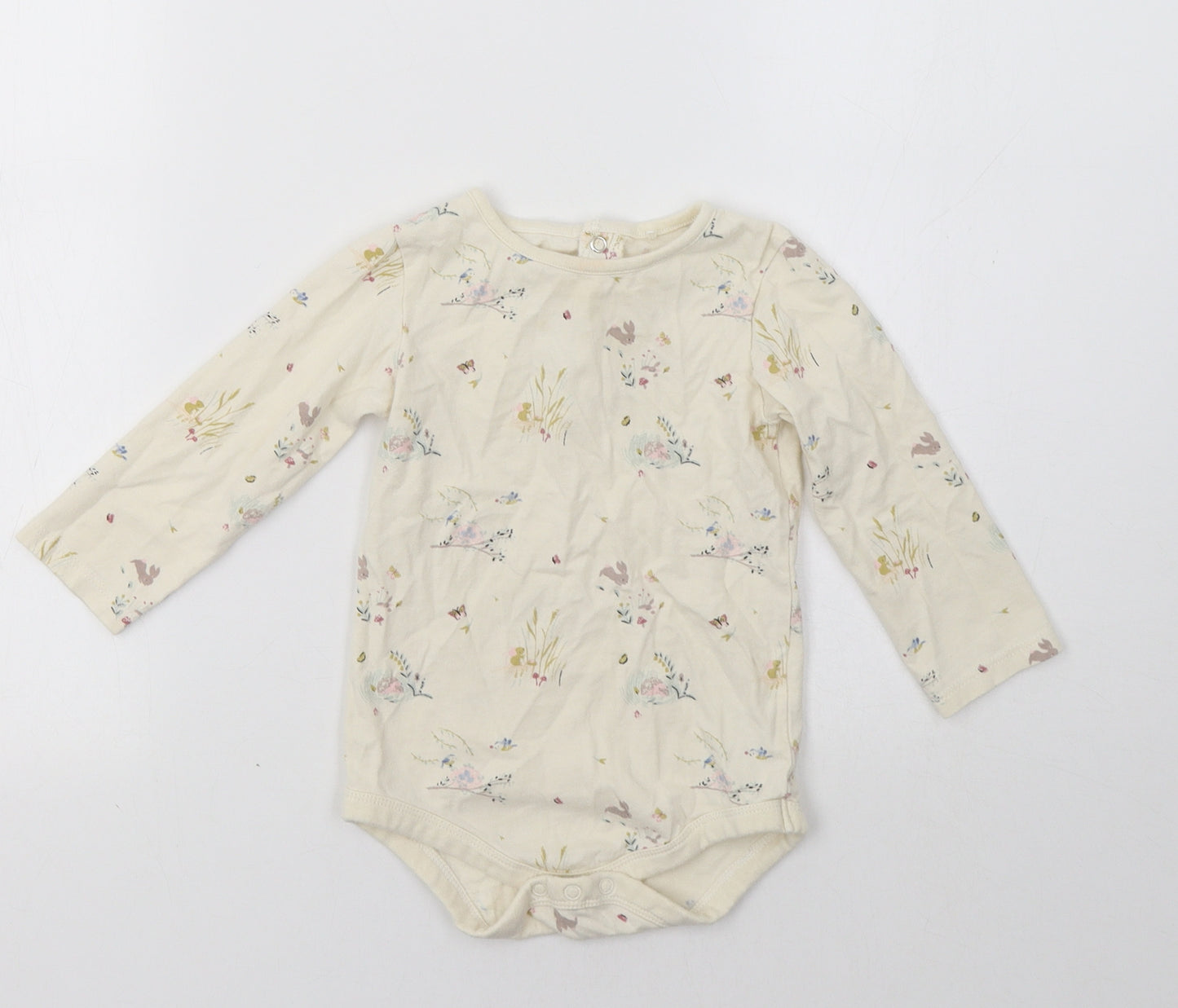 TU Baby Ivory Floral  Romper One-Piece Size 18-24 Months