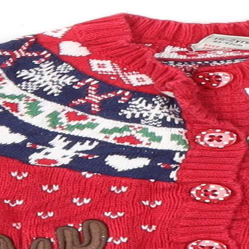 TU Baby Multicoloured   Pullover Jumper Size 18-24 Months  - Christmas