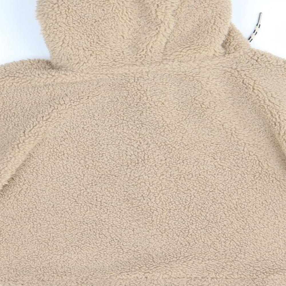 Bershka Womens Brown   Full Zip Hoodie Size S