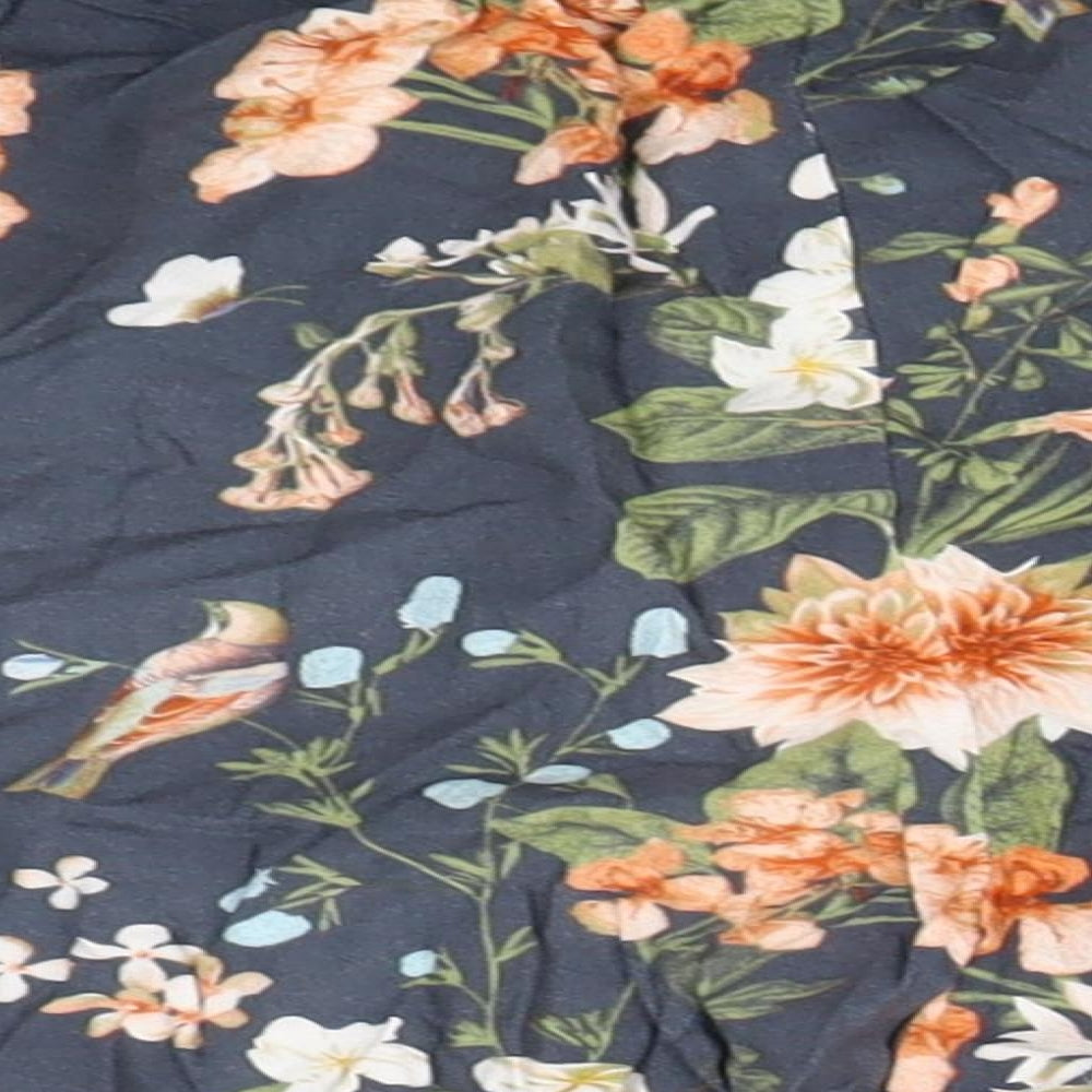 NEXT Girls Blue Floral  Paperbag Shorts Size 16 Years