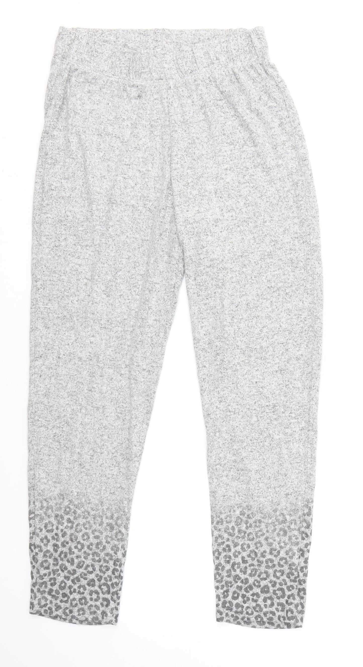 Matalan Womens Grey Animal Print   Pyjama Pants Size S
