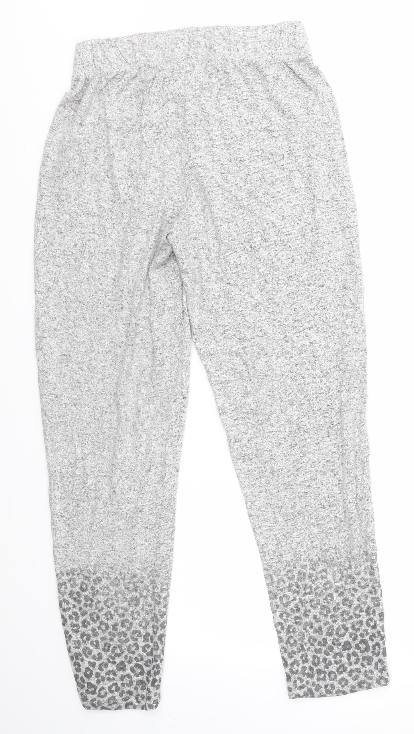 Matalan Womens Grey Animal Print   Pyjama Pants Size S